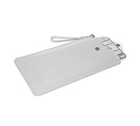 Custodia per tastiera Geekria, compatibile con Logitech MX Keys Mini/Mini per Mac/Pebble Keys 2 K380s, borsa protettiva in pelle vegana (grigio chiaro)