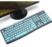 Custodia per tastiera Logitech MK275 MK270 Wireless per PC Desktop Keyboard Protector per Logitech K200 MK200 K260 MK260 K270, accessori per tastiera Logitech, cover ultra sottile in silicone (menta)