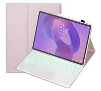 Custodia per tastiera per Honor MagicPad 4 (12,3") YLE-W09, custodia a libro con tastiera Bluetooth wireless | Tastiera retroilluminata | Mouse touch