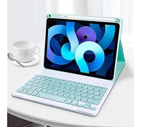 Custodia per tastiera per iPad Mini A17 Pro/iPad Mini di sesta generazione, magnetica, staccabile, color caramella, con supporto per ricarica e matita (verde menta)
