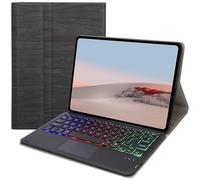 Custodia per tastiera per Microsoft Surface Go | Surface Go 2 | Surface Go 3 | Surface Go 4, tastiera wireless Bluetooth Folio Case | Tastiera retroilluminata | Touch Mouse