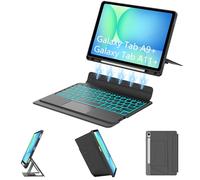Custodia per tastiera per Samsung Galaxy Tab A11+ Plus/A9+ Plus da 11 pollici, tastiera touch magnetica rimovibile retroilluminata a 7 colori con cavalletto multi-angolo, cover con supporto S-Pen per