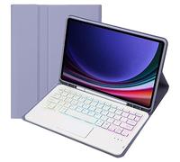 Custodia per tastiera per Samsung Galaxy Tab S10 FE (10,9") SM-X520/X526B | Galaxy Tab S10 Lite (SM-X400/X406B), Tastiera retroilluminata | Mouse touch