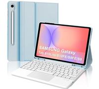 Custodia per tastiera per Samsung Galaxy Tab S10 Lite S10 FE 2025/S9 FE 2023 da 10,9 pollici, layout del Regno Unito, tastiera Bluetooth wireless con copertura di supporto e trackpad per Samsung