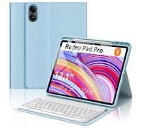 Custodia per tastiera Xiaomi Redmi Pad Pro 12.1 - Xiaomi Pad Poco 12.1 pollici 2024, tastiera magnetica rimovibile con layout QWERTZ, custodia con portapenne per Xiaomi Pad Poco/Redmi Pad Pro 12.1