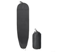 Custodia per tavola da surf con chiusura a coulisse imbottita sul naso e sulla coda, include tasca in rete per piccoli oggetti, compatibile con diversi stili di tavola da surf (230 x 50 cm)