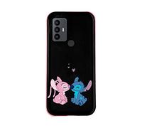 Custodia per TCL 30 SE Ufficiale Lilo & Stitch Bacio Silicone Nero per proteggere il tuo cellulare. Scegli il tipo di custodia che ti piace di più con licenza ufficiale Disney