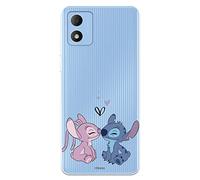 Custodia per TCL 305i Ufficiale di Lilo & Stitch Angel & Stitch Bacio per proteggere il tuo cellulare. Cover per Xiaomi in silicone flessibile con licenza ufficiale di Lilo & Stitch