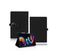 Custodia per TCL NXTPaper11 Plus Tablet 11,5 pollici, yystao PU Custodia Compatibile con TCL Tablet NXTPaper11 Plus - Cinturino da polso, Pelle Testurizzata Design Completamente avvolgente, Nero