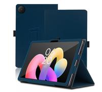 Custodia per TCL Tab 10L Gen 4 10.1 Pollici, Cover Tablet TCL Tab 10L Gen 4, Copertura Protettiva Pieghevole con Supporto per Matita e Cinturino da Polso, Protezione Completa. (Blu)