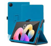Custodia per TCL Tab 10L Gen 4 10.1 Pollici, Cover Tablet TCL Tab 10L Gen 4, Copertura Protettiva Pieghevole con Supporto per Matita e Cinturino da Polso, Protezione Completa. (Azzurro)