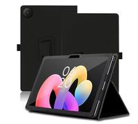 Custodia per TCL Tab 10L Gen 4 10.1 Pollici, Cover Tablet TCL Tab 10L Gen 4, Copertura Protettiva Pieghevole con Supporto per Matita e Cinturino da Polso, Protezione Completa. (Nero)