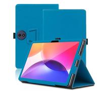 Custodia per TCL Tab A1 Plus 12.2 Pollici, Cover Tablet TCL Tab A1 Plus, Copertura Protettiva Pieghevole con Supporto per Matita e Cinturino da Polso, Protezione Completa. (Azzurro)