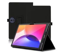 Custodia per TCL Tab A1 Plus 12.2 Pollici, Cover Tablet TCL Tab A1 Plus, Copertura Protettiva Pieghevole con Supporto per Matita e Cinturino da Polso, Protezione Completa. (Nero)