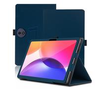 Custodia per TCL Tab A1 Plus 12.2 Pollici, Cover Tablet TCL Tab A1 Plus, Copertura Protettiva Pieghevole con Supporto per Matita e Cinturino da Polso, Protezione Completa. (Blu)