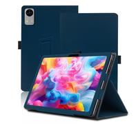 Custodia per Teclast M50T 10.1 Pollici, Cover Tablet Teclast M50T, Copertura Protettiva Pieghevole con Supporto per Matita e Cinturino da Polso, Protezione Completa. (Blu)