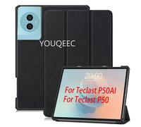 Custodia per Teclast P50Ai Ai P50 2024 P50 2025 11 "Smart Tri-Folding Stand Funda con PC rigido Back Shell Slim Flip Book Cover