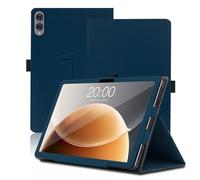 Custodia per Teclast T65 13.4 Pollici, Cover Tablet Teclast T65, Copertura Protettiva Pieghevole con Supporto per Matita e Cinturino da Polso, Protezione Completa. (Blu)