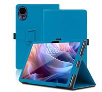 Custodia per Teclast T65 Max, 12.95 inch, Cover Tablet Teclast T65 Max, Copertura Protettiva Pieghevole con Supporto per Matita e Cinturino da Polso, Protezione Completa. (Azzurro)