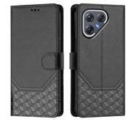 Custodia per Tecno Pova 7 Curve 5G 2025, Case per telefono con motivo a nido d'ape in rilievo, Supporto Stand, Slot per Schede e Protezione Integrale Adatto per Tecno Pova 7 Curve 5G 2025 Cellulare