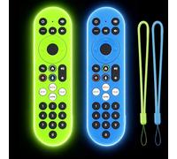 Custodia per telecomando Climberer per Xumo Stream Box PR3, compatibile con telecomando Spectrum/Xfinity, Element, Westinghouse, Sharp, Pioneer Xumo, verde scuro + blu, con cordino