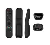 Custodia per telecomando compatibile per LG AN-MR21GC MR21N/21GA/LG OLED TV Custodia protettiva per telecomando Custodia in silicone Custodia per telecomando antipolvere (Nero)