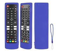 Custodia per telecomando in silicone compatibile con LG AKB73715601 AKB73715603 AKB73715606 AKB73715679 AKB73975709 TV telecomando copertura protettiva antiurto con cordino (blu)