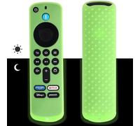 Custodia per telecomando in silicone per Amazon Fire TV Stick 4K / Fire TV Stick HD, custodia protettiva per telecomando Smart TV (Green Glow)