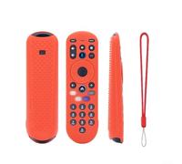 Custodia per telecomando, per MG3-R34010 per hisense for pioneer, cover protettiva in silicone luminoso ispessito compatibile con il Nord America (rosso)