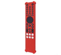 Custodia per telecomando tcl RC833A - per protezione in silicone premium per cover anti-collisione Soft Shell per controller vocale Smart TV - Rosso (rosso)