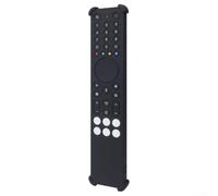 Custodia per telecomando tcl RC833A - per protezione in silicone premium per cover anti-collisione Soft Shell per controller vocale Smart TV - Rosso (nero)