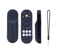Custodia per telecomando Vizio XRT290, cover in silicone morbido e luminoso, per schermo resistente agli urti, design ergonomico per uso quotidiano, blu (nero)