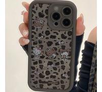 Custodia per telefono a prova di urto compatibile con Apple, a tema Hello Kitty leopardato, impermeabile e resistente ai graffi IPhone X/XS,iPhone 12,iPhone 12 Pro,iPhone 12 Pro Max,Iphone 13,iPhone 1