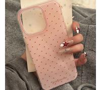 Custodia per telefono alla moda, design minimalista e carino, motivo a pois bianco e nero, adatta per serie 11 fino a 17 incluso Pro Max iPhone 12,iPhone 12 Pro,iPhone 12 Pro Max,Iphone 13,iPhone 14,i