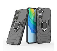 Custodia per telefono Anti-caduta compatibile con Vivo Y03 4G con cavalletto, robusta custodia protettiva antiurto per tutto il corpo con supporto ad anello [regolabile e pieghevole] Protezione