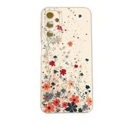 Custodia per telefono antishock con elementi floreali, 1 pezzo, motivo floreale, compatibile con modelli Android /Galaxy/Infinix/Redmi/OPPO/VIVO/Realme, adatta per la primavera Galaxy A11,Galaxy S20 F