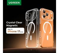 Custodia per telefono cellulare Shockproof Magnetic Style UGREEN Crystal Transparent Airbag Series compatibile con iPhone 17 Air Pro Max, regalo di Pasqua primaverile iPhone 17,Apple iPhone Air,iPhone