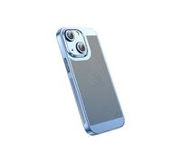 Custodia per telefono compatibile con iPhone 14 Plus Ice Sense con dissipazione del calore e rivestimento in PC galvanizzato: Blu