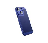 Custodia per telefono compatibile con iPhone 14 Plus Ice Sense con dissipazione del calore e rivestimento in PC galvanizzato: blu navy