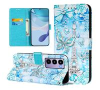 Custodia per telefono compatibile con ITEL CITY 100, custodia a portafoglio in pelle PU resistente e leggera custodia a portafoglio antiurto slim fit cover protettiva per ITEL CITY 100, Tower
