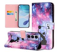 Custodia per telefono compatibile con ITEL CITY 100, custodia a portafoglio in pelle PU resistente e leggera custodia a portafoglio antiurto slim fit cover protettiva per ITEL CITY 100, panda