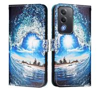 Custodia per telefono compatibile con OPPO A5 5G all'estero/A3 PRO 5G all'estero/OPPO A3 PRO 5G India/OPPO A80 5G Europa/OPPO K12X 5G all'estero Custodia a portafoglio in pelle PU resistente e leggera