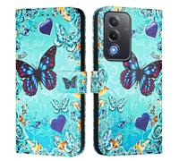 Custodia per telefono compatibile con OPPO A5 5G all'estero/A3 PRO 5G all'estero/OPPO A3 PRO 5G India/OPPO A80 5G Europa/OPPO K12X 5G all'estero Custodia a portafoglio in pelle PU leggera resistente e