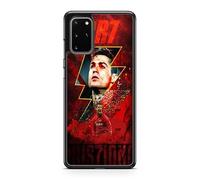 Custodia per telefono compatibile con Samsung Galaxy S20 FE - Cristiano Ronaldo - Momento decisivo - Sublimazione HD - Silicone Nero - Cover in Folie