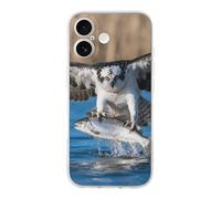 Custodia per telefono con caccia in volo selvaggio compatibile per iPhone 17/Pro Custodia protettiva antiurto sottile TPU carino custodia per telefono trasparente