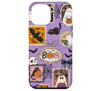 Custodia per telefono con francobollo retrò di Halloween Spookie Cutie Custodia per iPhone 12 Pro Max
