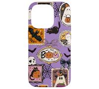 Custodia per telefono con francobollo retrò di Halloween Spookie Cutie Custodia per iPhone 14 Pro