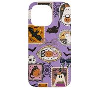 Custodia per telefono con francobollo retrò di Halloween Spookie Cutie Custodia per iPhone 14 Pro Max