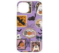 Custodia per telefono con francobollo retrò di Halloween Spookie Cutie Custodia per iPhone 15 Plus