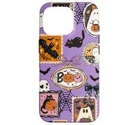 Custodia per telefono con francobollo retrò di Halloween Spookie Cutie Custodia per iPhone 16 Pro